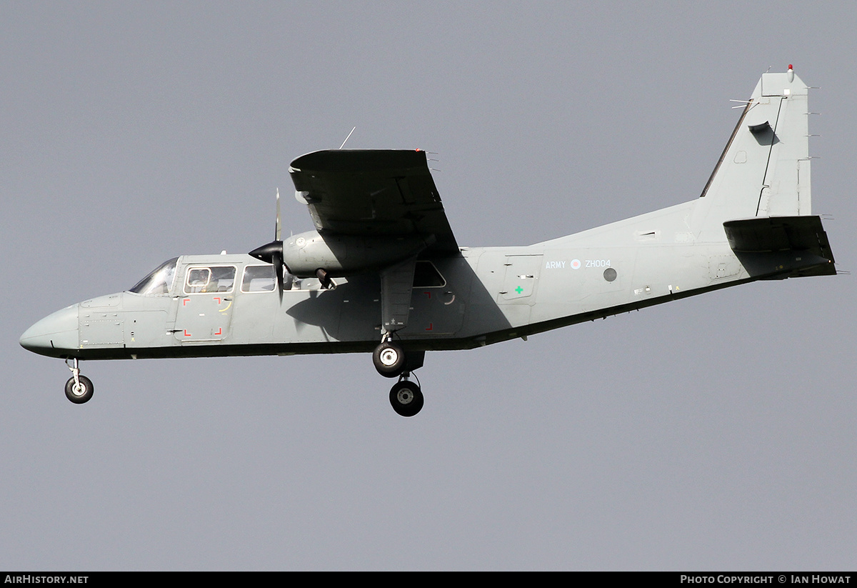 Aircraft Photo of ZH004 | Britten-Norman BN-2T-4S Defender T3 | UK - Army | AirHistory.net #133870