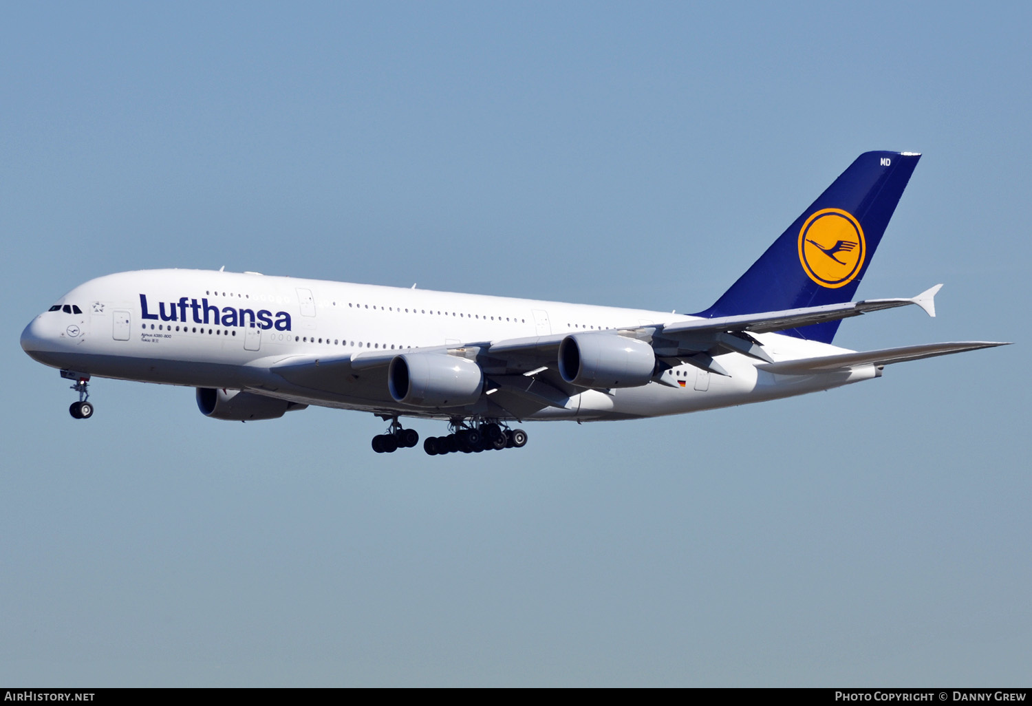 Aircraft Photo of D-AIMD | Airbus A380-841 | Lufthansa | AirHistory.net #133893