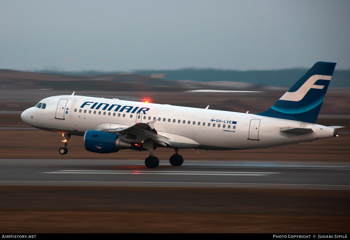 Aircraft Photo of OH-LVE | Airbus A319-112 | Finnair | AirHistory.net #133900