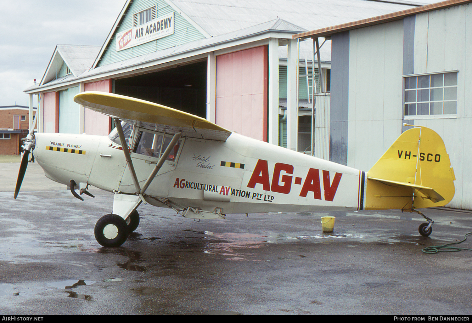 Aircraft Photo of VH-SCO | Auster J-5 Adventurer | Ag-Av - Agricultural Aviation | AirHistory.net #133954