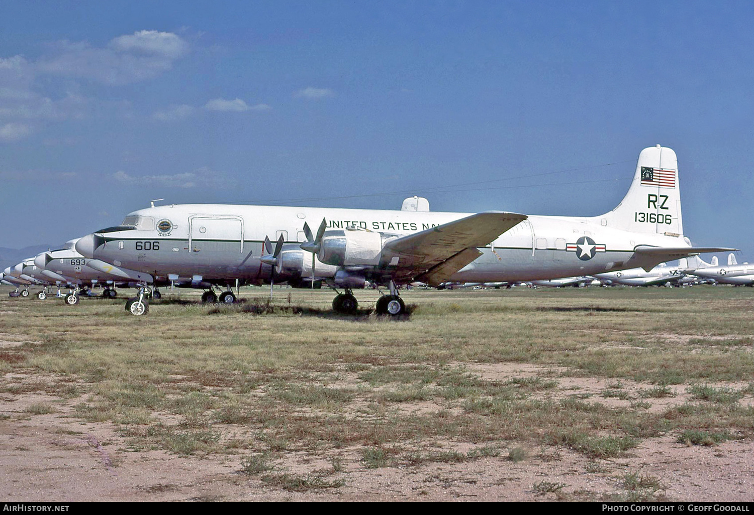 Aircraft Photo of 131606 | Douglas C-118B Liftmaster (DC-6A) | USA - Navy | AirHistory.net #133968