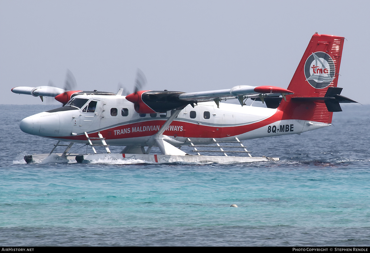 Aircraft Photo of 8Q-MBE | De Havilland Canada DHC-6-300 Twin Otter | Trans Maldivian Airways - TMA | AirHistory.net #134027