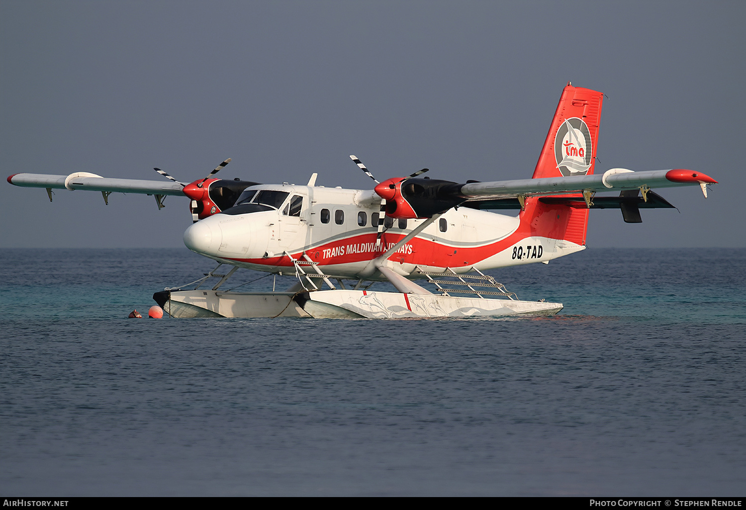 Aircraft Photo of 8Q-TAD | De Havilland Canada DHC-6-300 Twin Otter | Trans Maldivian Airways - TMA | AirHistory.net #134040