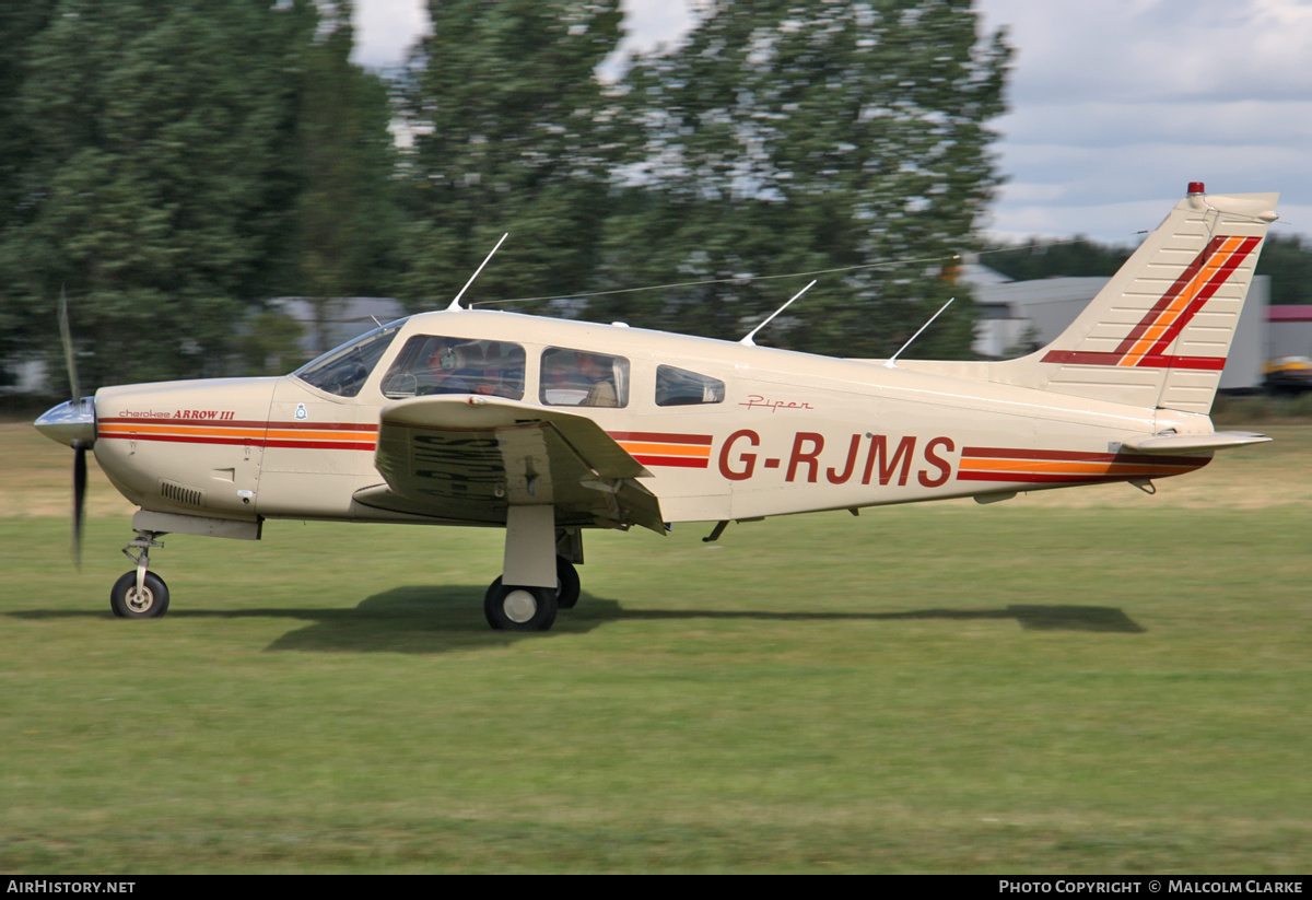 Aircraft Photo of G-RJMS | Piper PA-28R-201 Cherokee Arrow III | AirHistory.net #134054