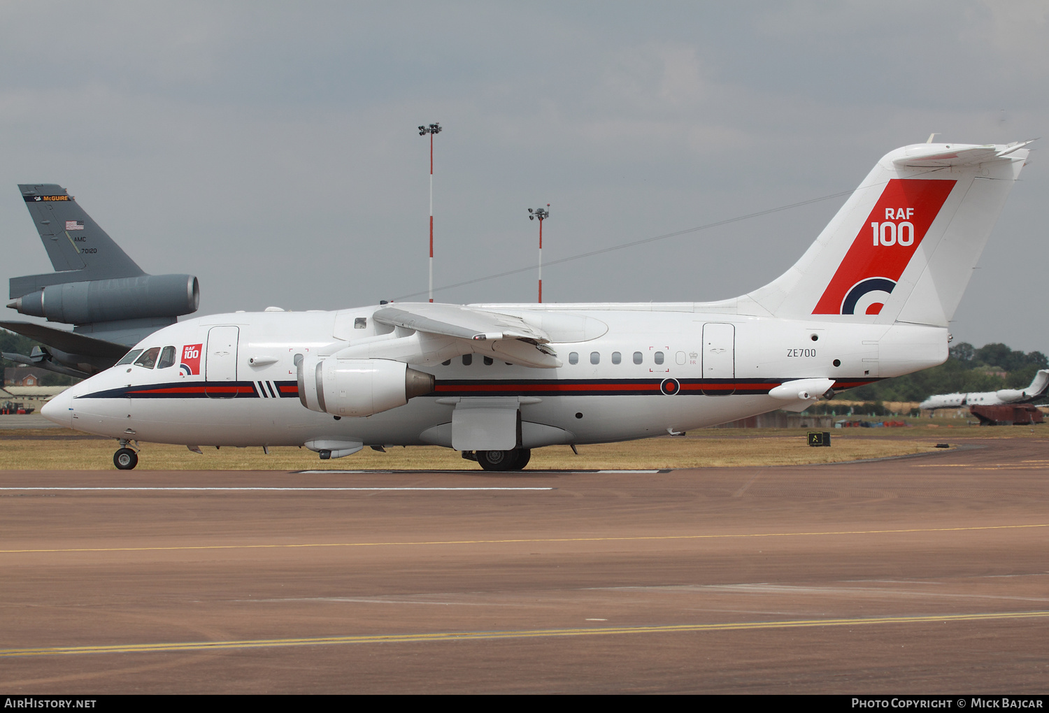 Aircraft Photo of ZE700 | British Aerospace BAe-146 CC.2 | UK - Air Force | AirHistory.net #134082