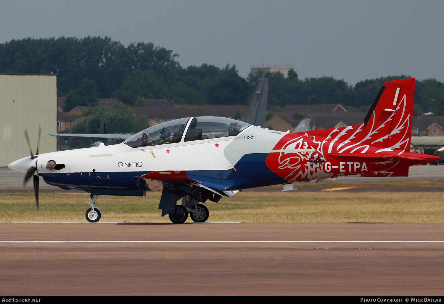 Aircraft Photo of G-ETPA | Pilatus PC-21 | QinetiQ | AirHistory.net #134103