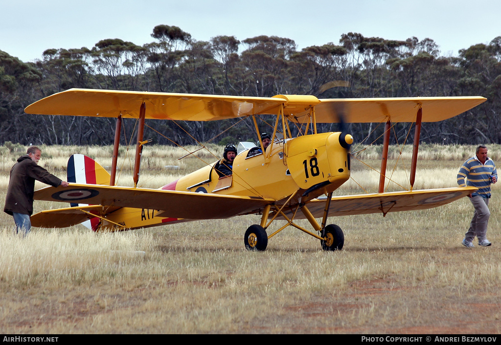 Aircraft Photo of VH-DHA / A17-518 | De Havilland D.H. 82A Tiger Moth | Australia - Air Force | AirHistory.net #134151