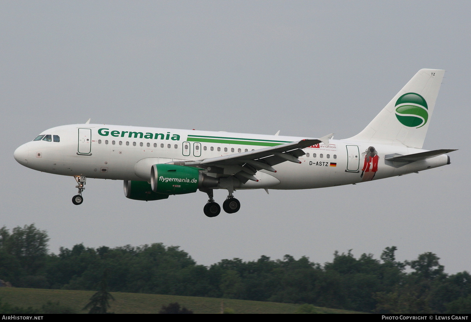 Aircraft Photo of D-ASTZ | Airbus A319-112 | Germania | AirHistory.net #134153