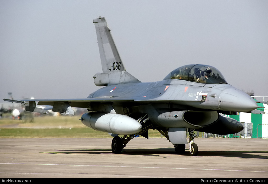 Aircraft Photo of J-066 | General Dynamics F-16B Fighting Falcon | Netherlands - Air Force | AirHistory.net #134168