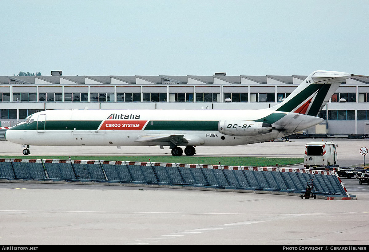 Aircraft Photo of I-DIBK | McDonnell Douglas DC-9-32F | Alitalia Cargo System | AirHistory.net #134190