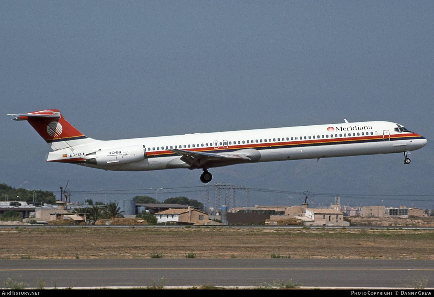 Aircraft Photo of EC-EFU | McDonnell Douglas MD-83 (DC-9-83) | Meridiana | AirHistory.net #134218