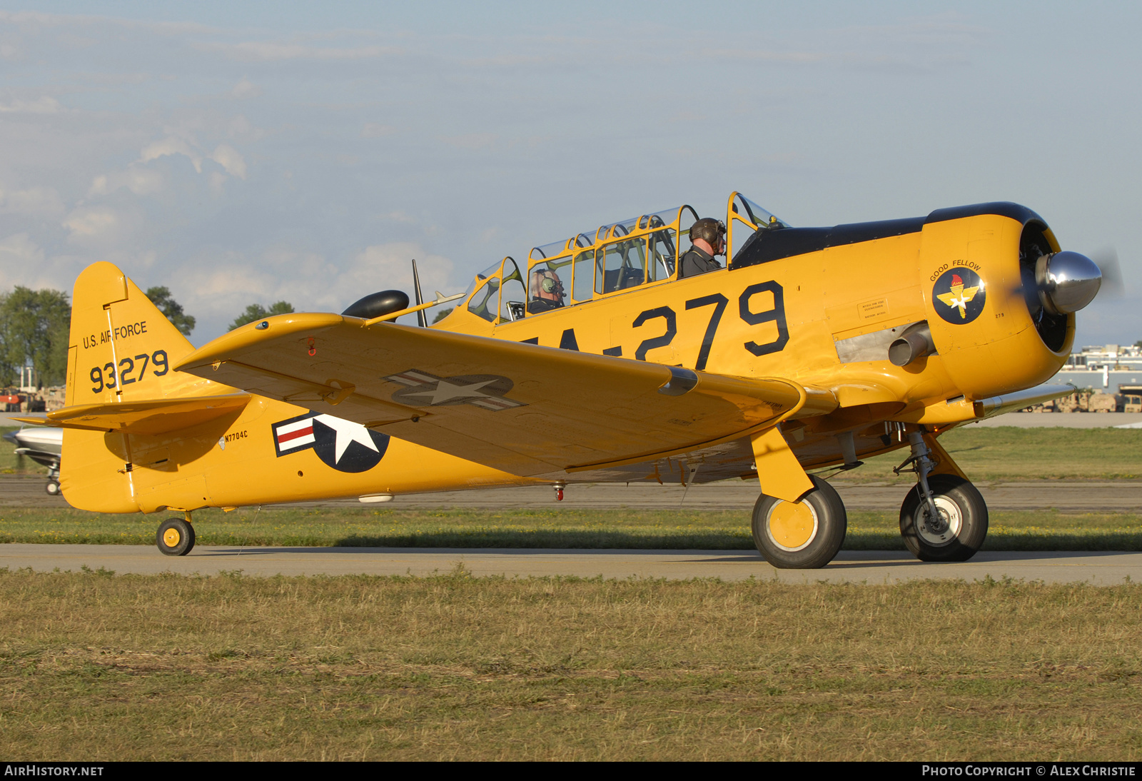 Aircraft Photo of N7704C / 93279 | North American T-6G Texan | USA - Air Force | AirHistory.net #134221