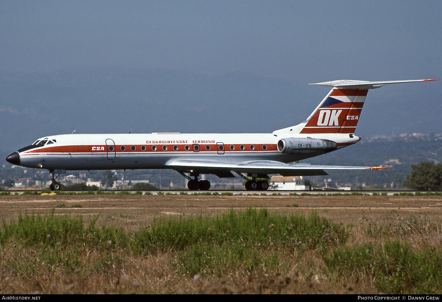 Aircraft Photo of OK-IFN | Tupolev Tu-134A | ČSA - Československé Aerolinie - Czechoslovak Airlines | AirHistory.net #134223