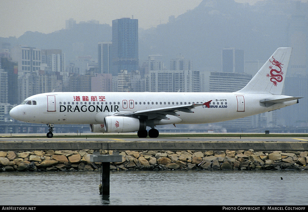 Aircraft Photo of B-HYR | Airbus A320-231 | Dragonair | AirHistory.net #134235