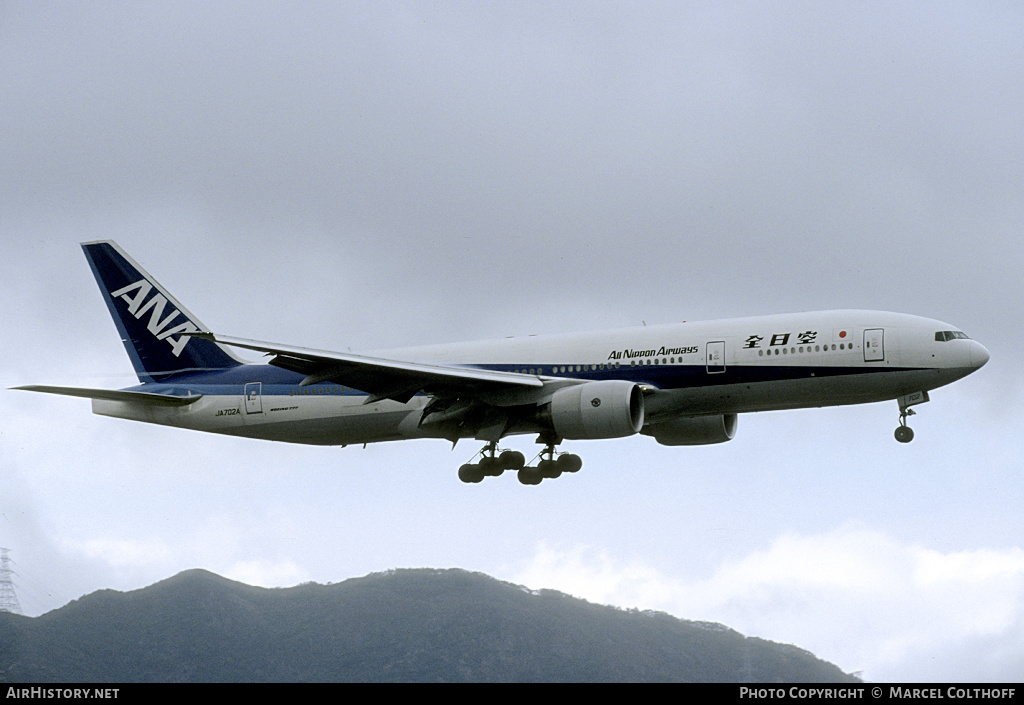 Aircraft Photo of JA702A | Boeing 777-281 | All Nippon Airways - ANA | AirHistory.net #134237