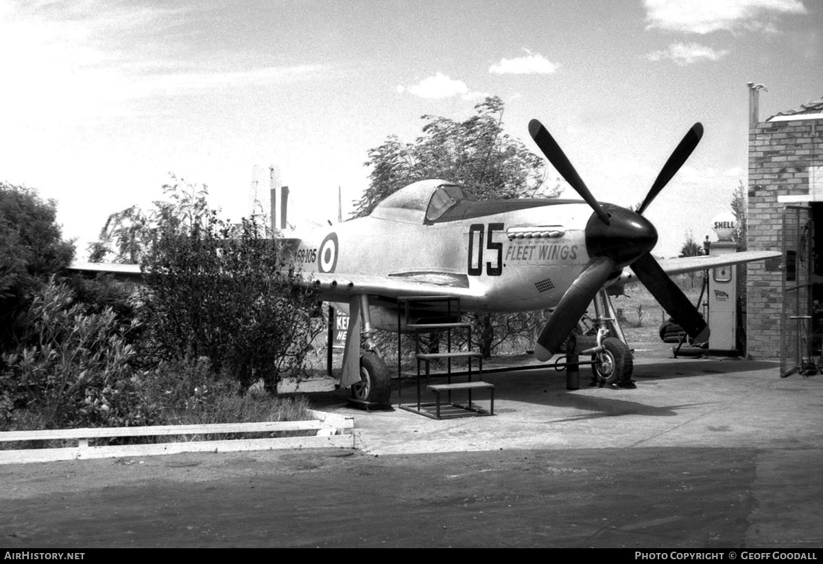Aircraft Photo of A68-105 | Commonwealth CA-18 Mustang 21 (P-51D) | Australia - Air Force | AirHistory.net #134256
