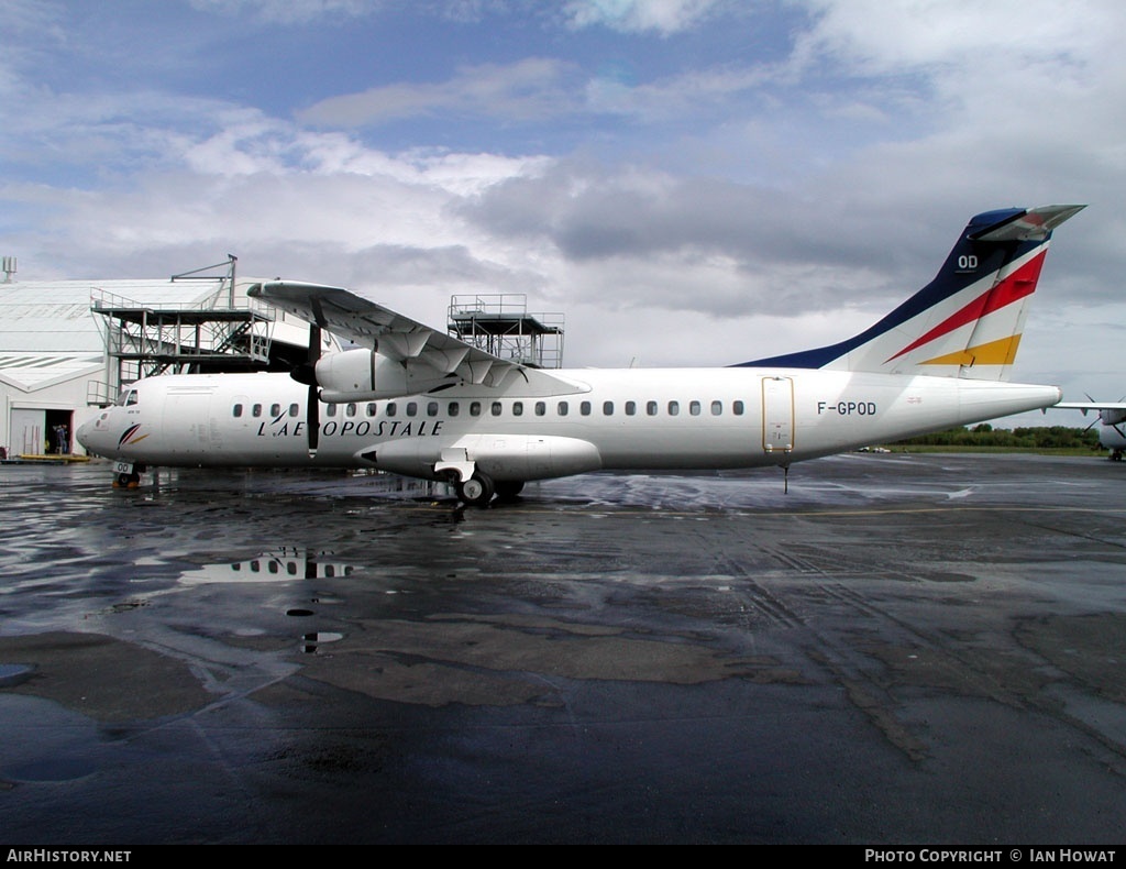 Aircraft Photo of F-GPOD | ATR ATR-72-202 | L'Aeropostale | AirHistory.net #134292