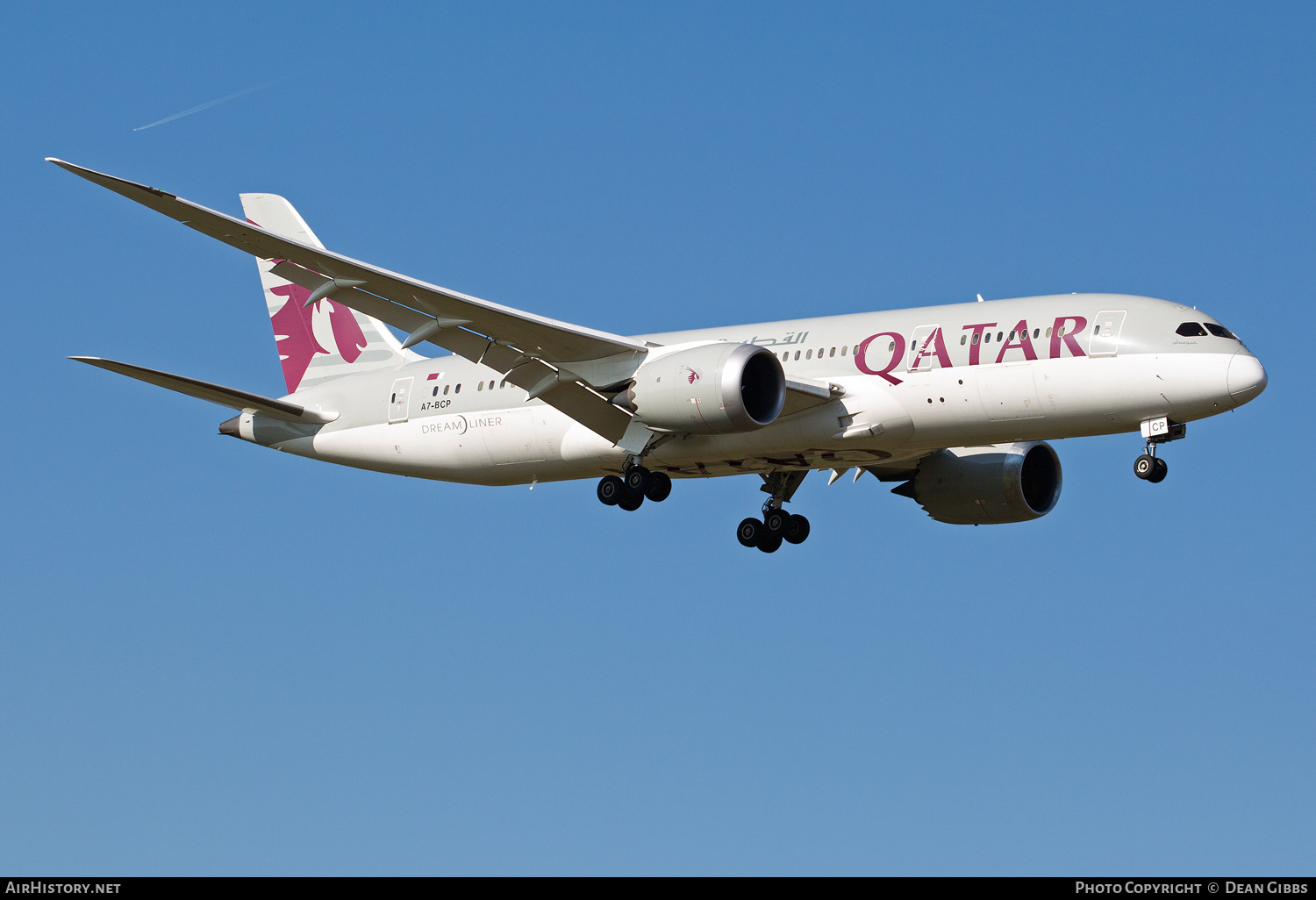 Aircraft Photo of A7-BCP | Boeing 787-8 Dreamliner | Qatar Airways | AirHistory.net #134298