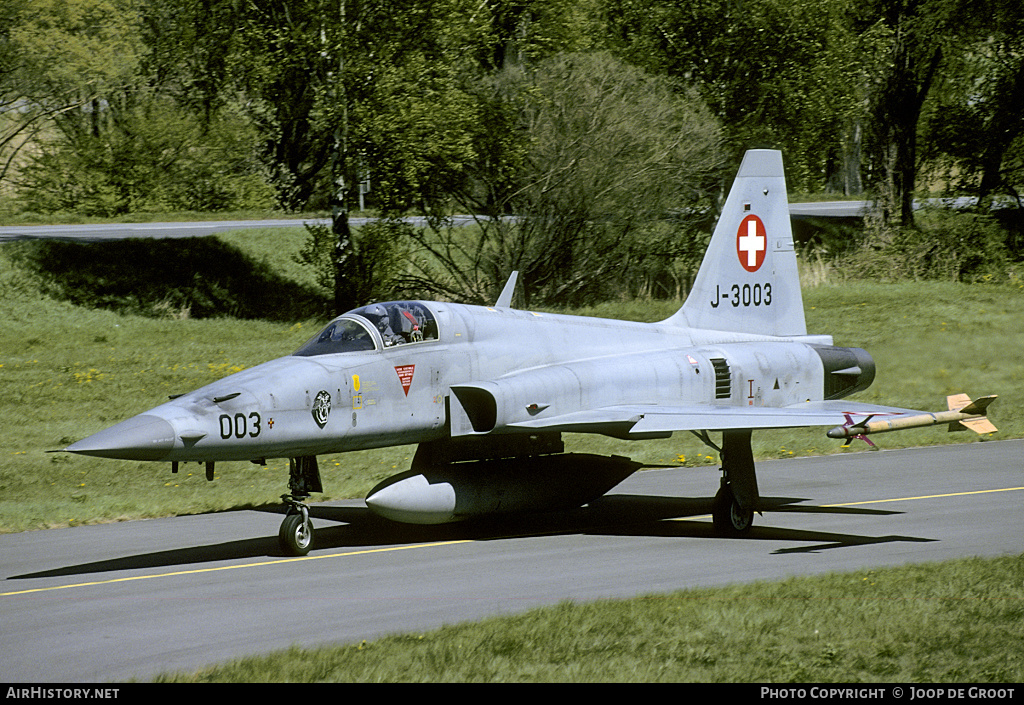 Aircraft Photo of J-3003 | Northrop F-5E Tiger II | Switzerland - Air Force | AirHistory.net #134324