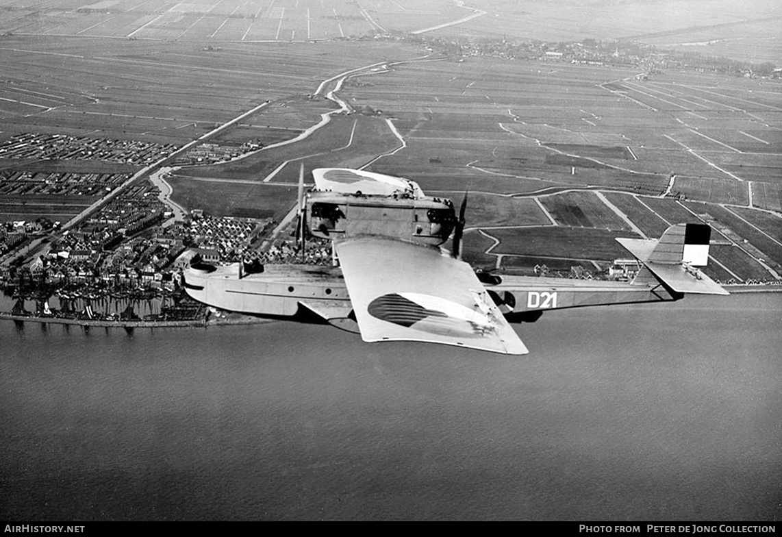 Aircraft Photo of D-21 | Dornier Do J Wal | Netherlands - Navy | AirHistory.net #134326