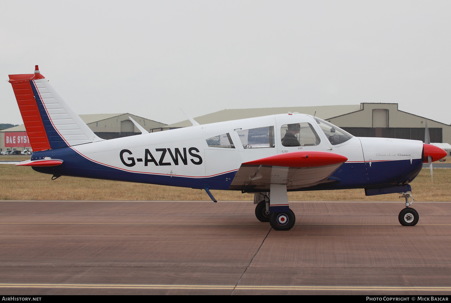 Aircraft Photo of G-AZWS | Piper PA-28R-180 Cherokee Arrow | AirHistory.net #134359