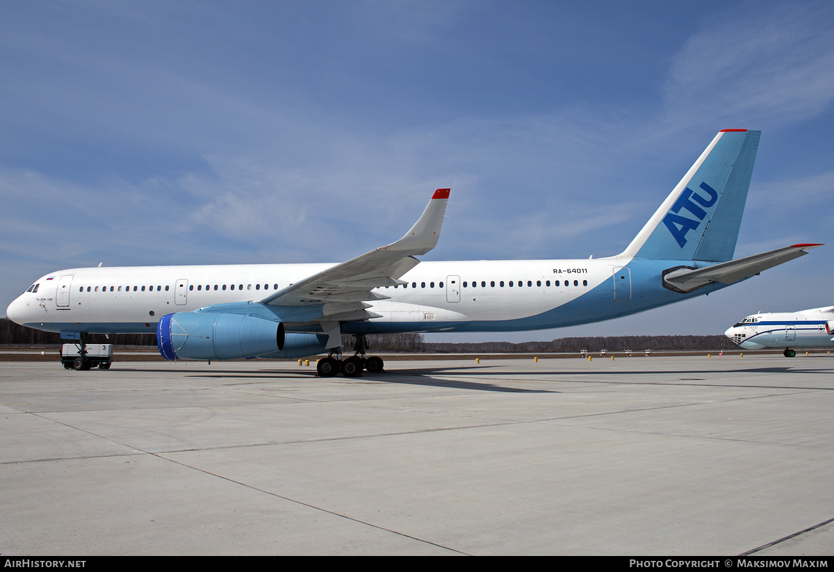 Aircraft Photo of RA-64011 | Tupolev Tu-204-100 | Aviastar-TU Airlines - ATU | AirHistory.net #134365