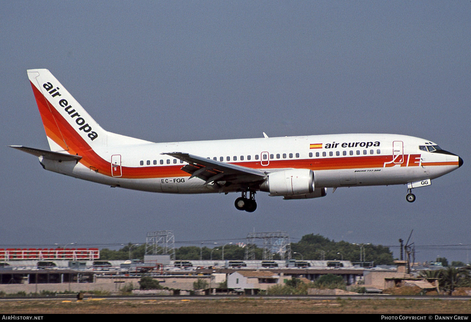 Aircraft Photo of EC-FGG | Boeing 737-2S3/Adv | Air Europa | AirHistory.net #134367