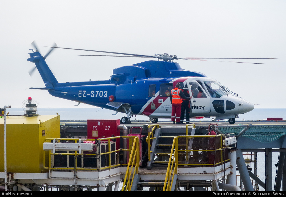 Aircraft Photo of EZ-S703 | Sikorsky S-76C | Bristow Helicopters | AirHistory.net #134385