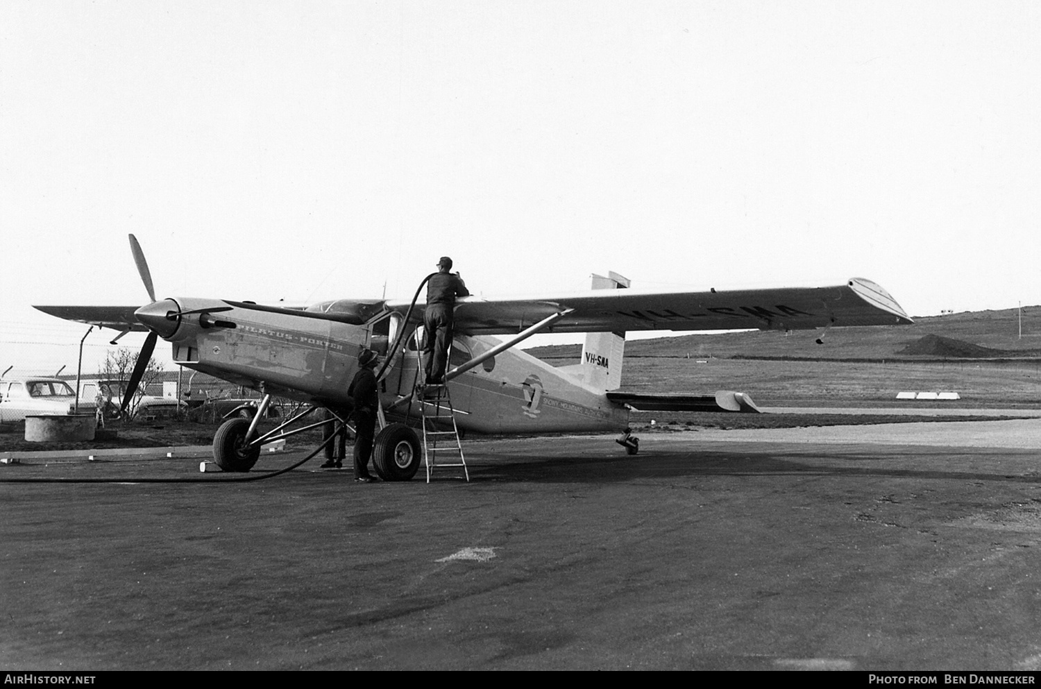 Aircraft Photo of VH-SMA | Pilatus PC-6/B1-H2 Turbo Porter | Snowy Mountains Hydro Electric Authority | AirHistory.net #134418