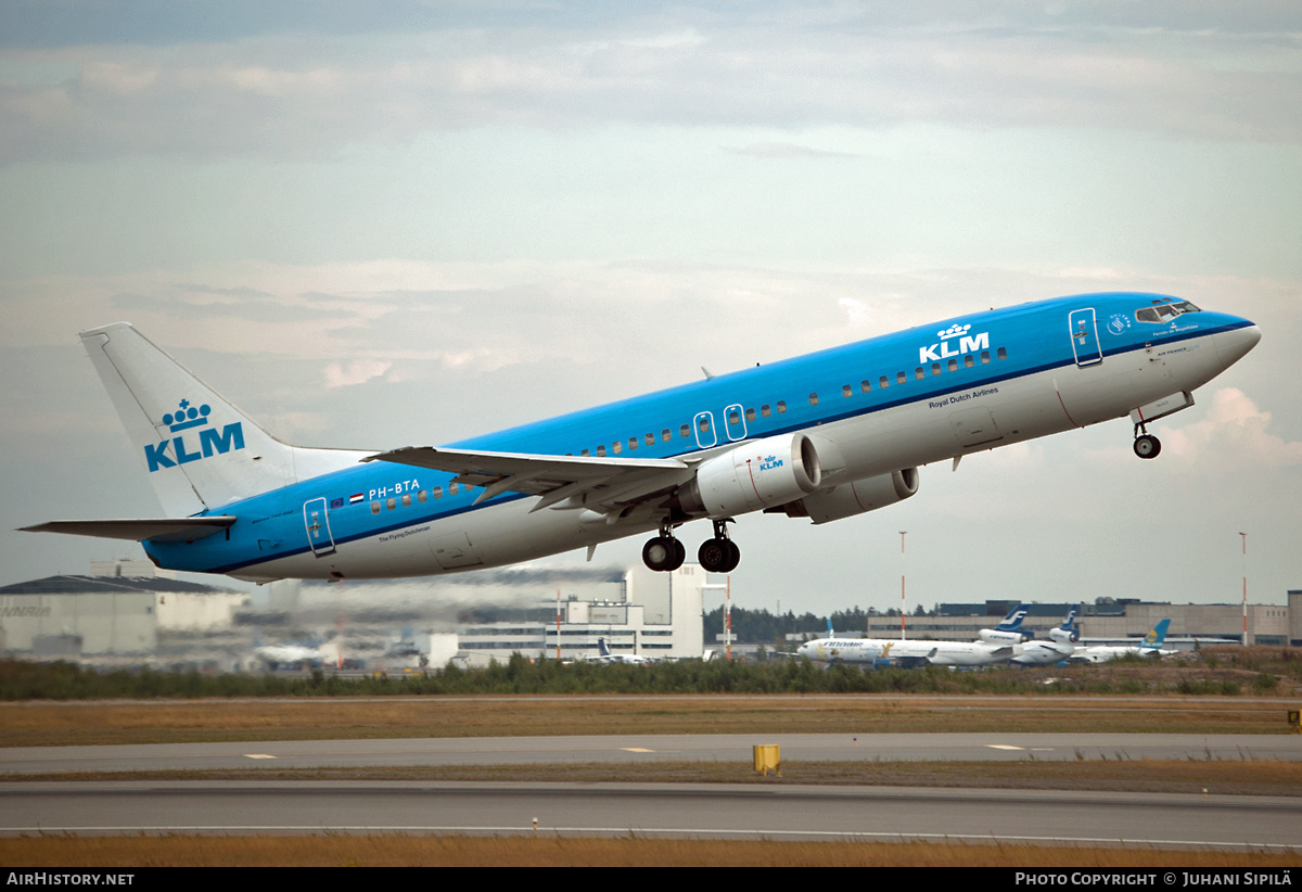Aircraft Photo of PH-BTA | Boeing 737-406 | KLM - Royal Dutch Airlines | AirHistory.net #134439