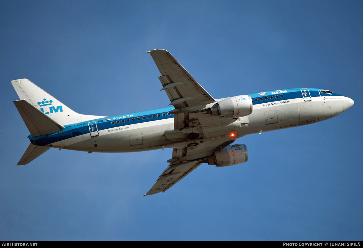 Aircraft Photo of PH-BTH | Boeing 737-306 | KLM - Royal Dutch Airlines | AirHistory.net #134442