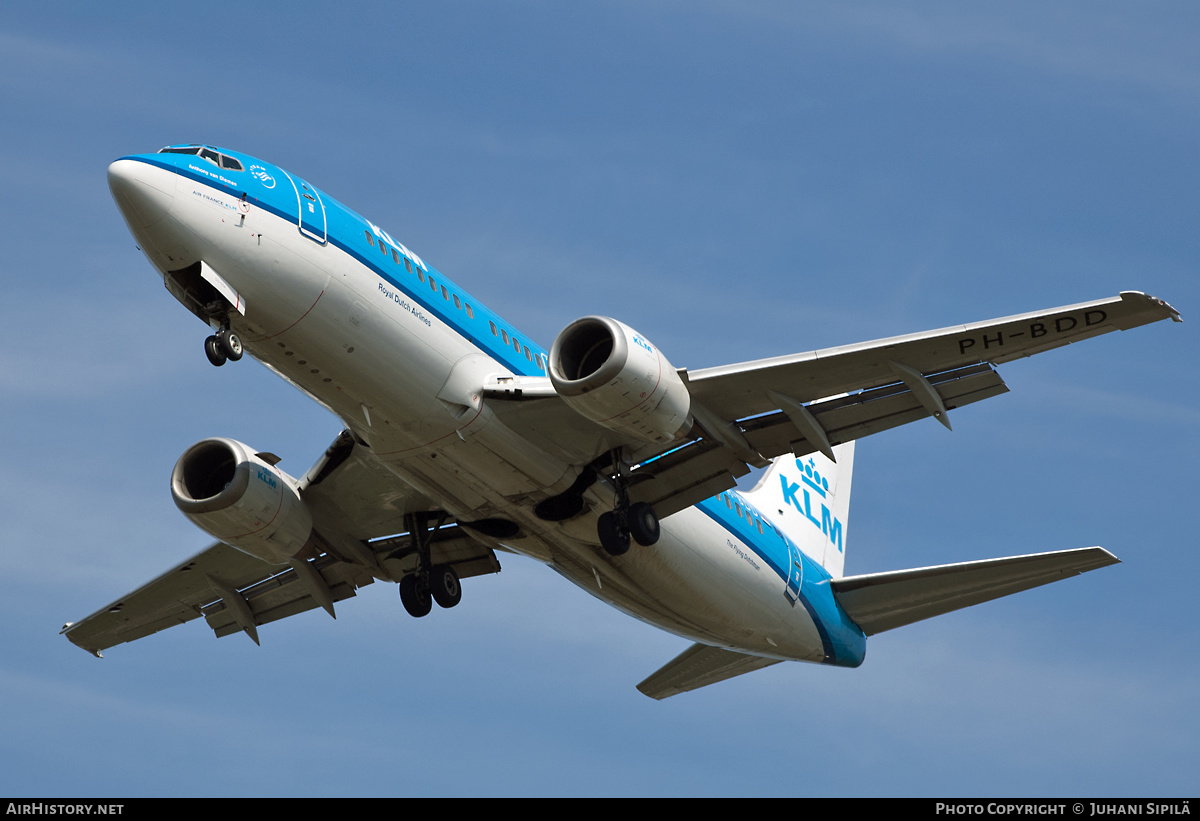 Aircraft Photo of PH-BDD | Boeing 737-306 | KLM - Royal Dutch Airlines | AirHistory.net #134444