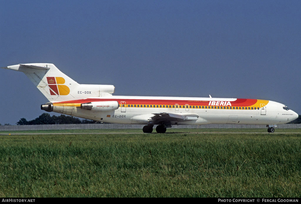 Aircraft Photo of EC-DDX | Boeing 727-256/Adv | Iberia | AirHistory.net #134457