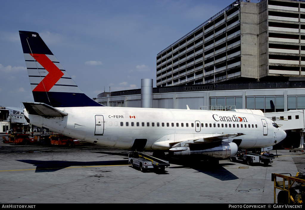 Aircraft Photo of C-FEPR | Boeing 737-2E1 | Canadian Airlines | AirHistory.net #134466