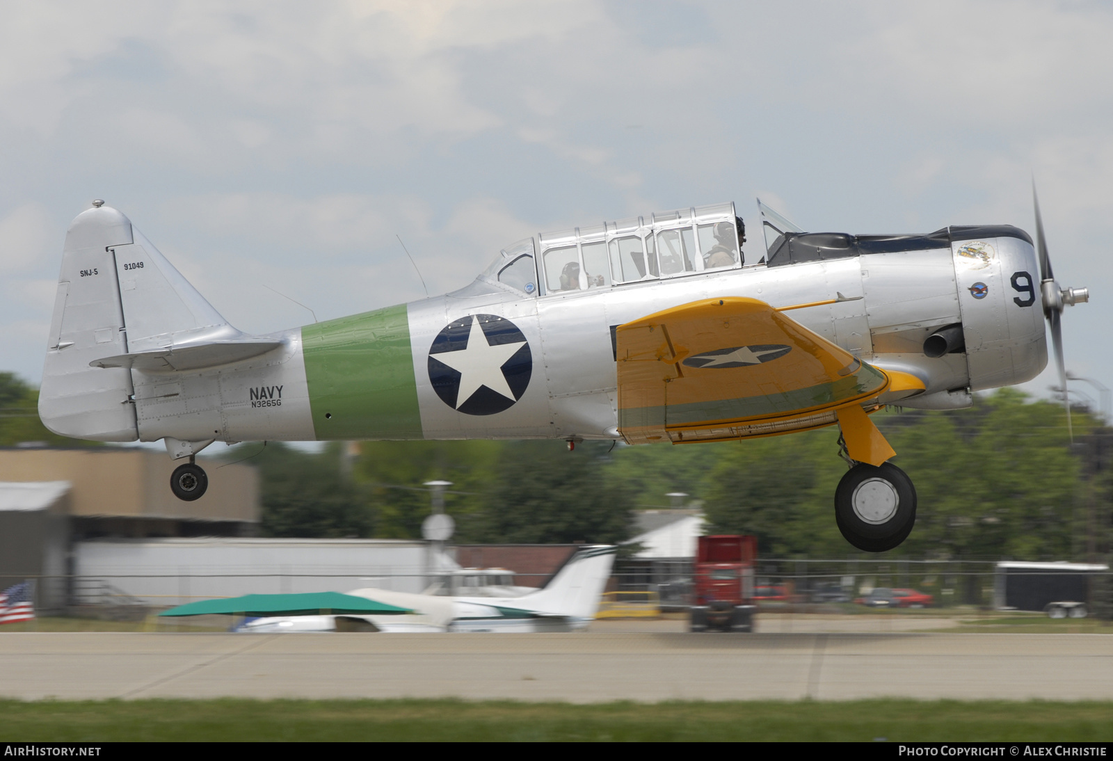 Aircraft Photo of N3265G / 91049 | North American SNJ-5B Texan | USA - Navy | AirHistory.net #134519