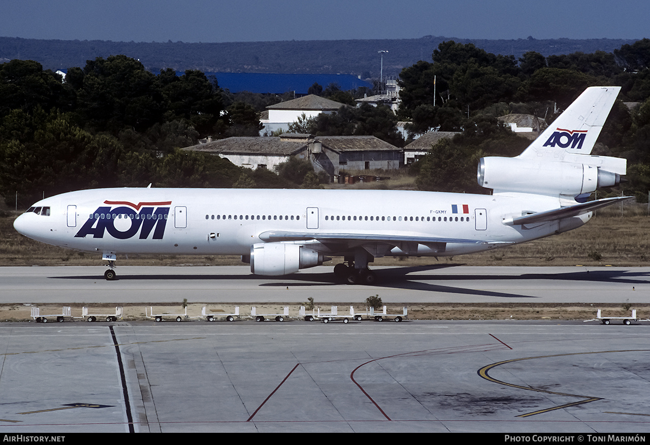 Aircraft Photo of F-GKMY | McDonnell Douglas DC-10-30 | AOM French Airlines | AirHistory.net #134526
