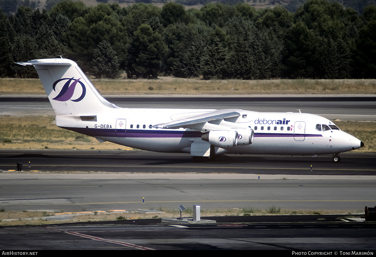 Aircraft Photo of G-DEBA | British Aerospace BAe-146-200A | Debonair Airways | AirHistory.net #134534