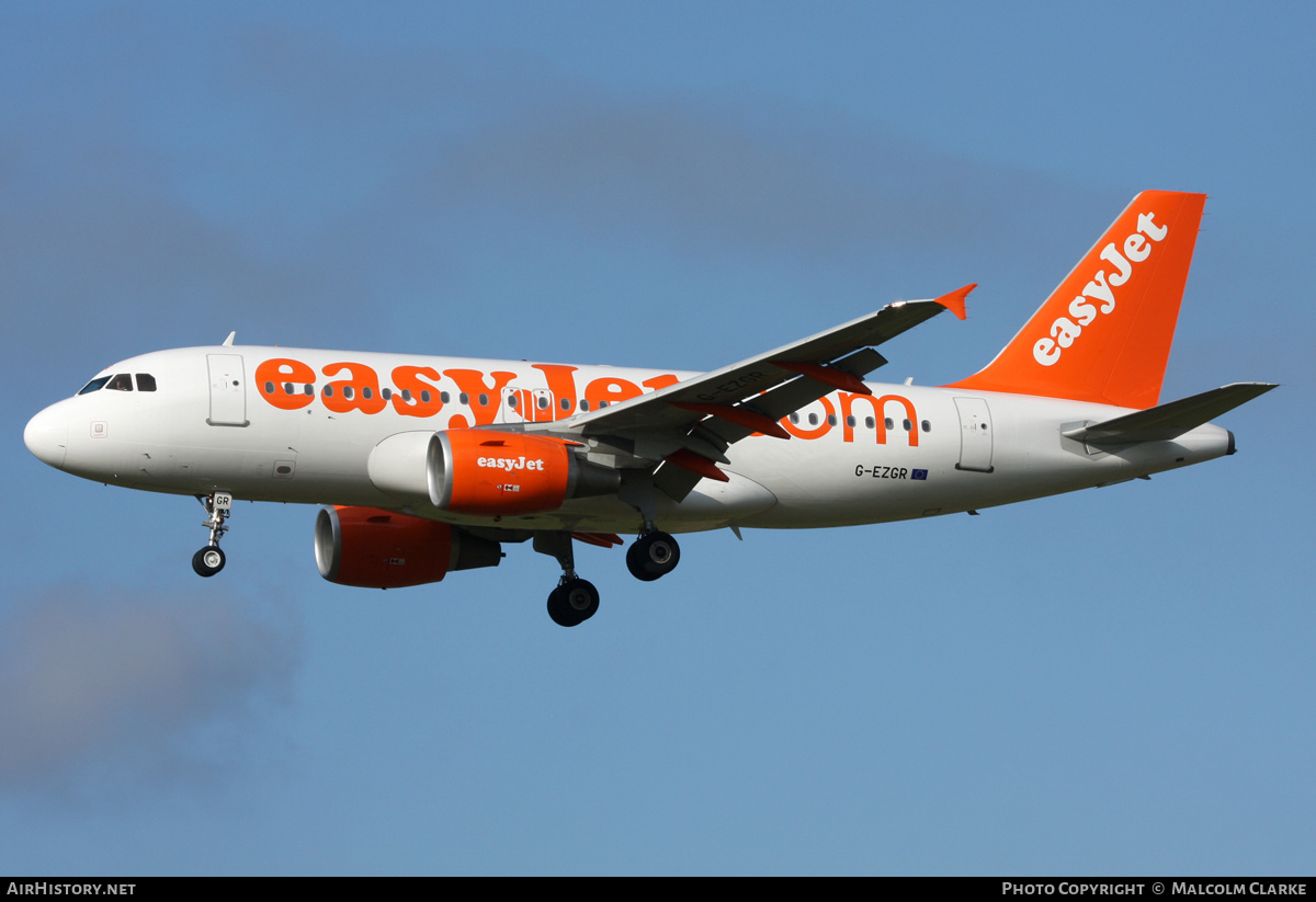 Aircraft Photo of G-EZGR | Airbus A319-111 | EasyJet | AirHistory.net #134559