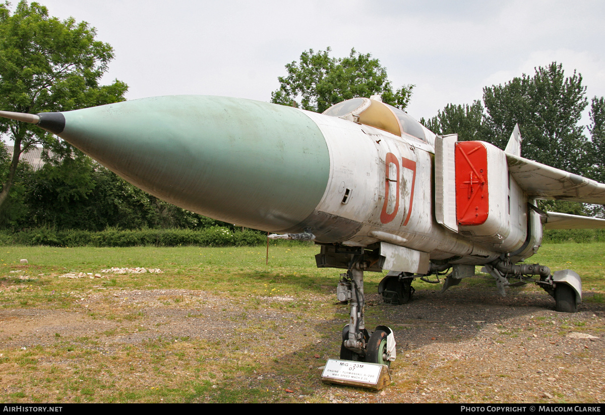 Aircraft Photo of 07 red | Mikoyan-Gurevich MiG-23ML | Russia - Air Force | AirHistory.net #134568