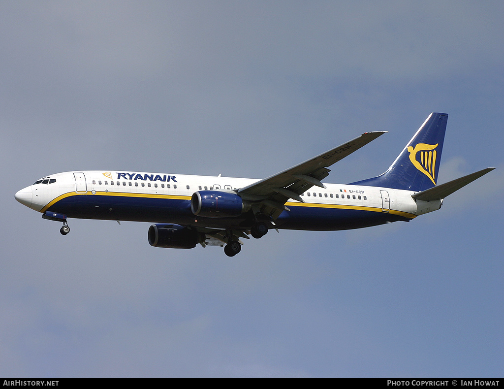 Aircraft Photo of EI-CSM | Boeing 737-8AS | Ryanair | AirHistory.net #134575