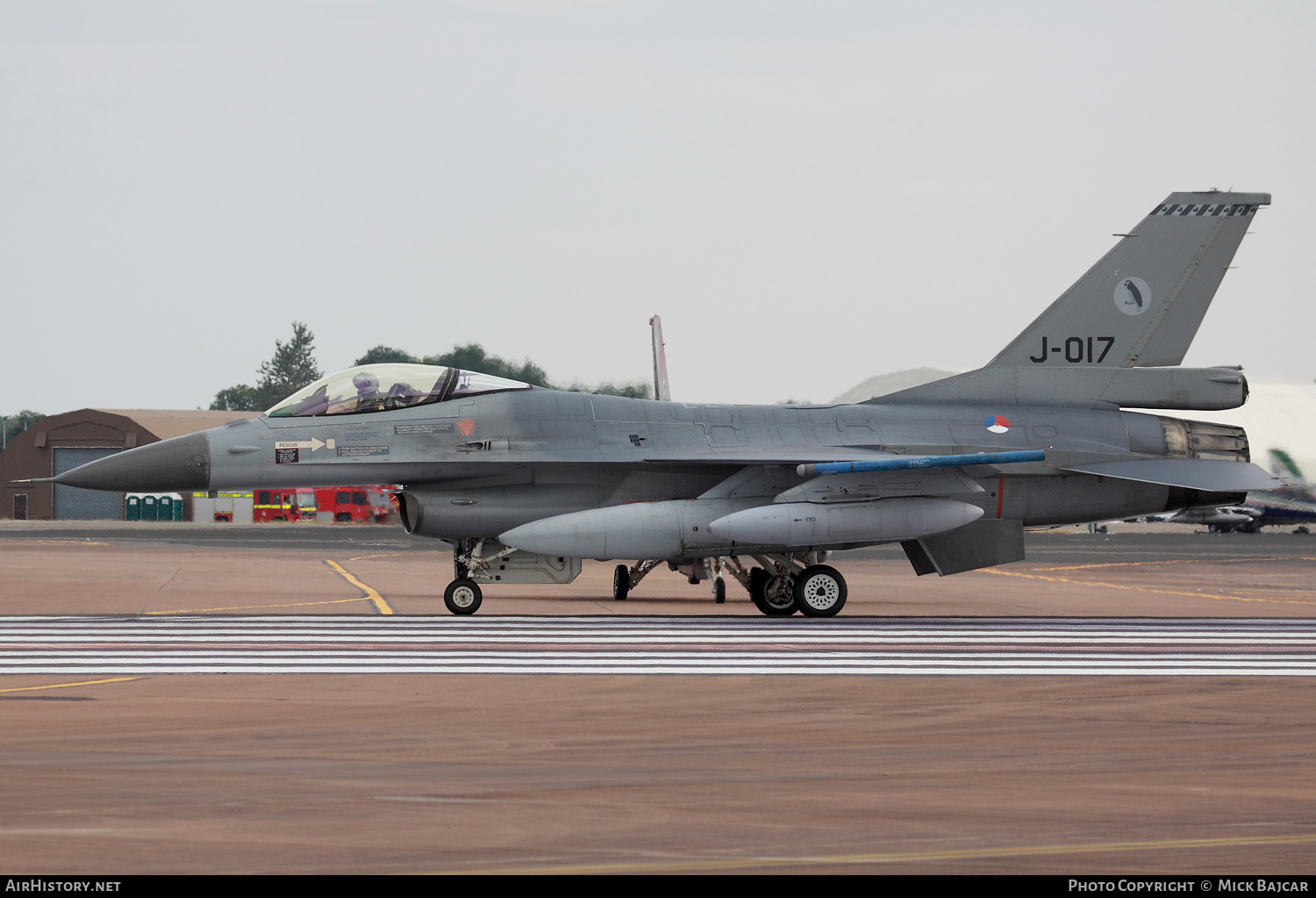 Aircraft Photo of J-017 | General Dynamics F-16AM Fighting Falcon | Netherlands - Air Force | AirHistory.net #134585