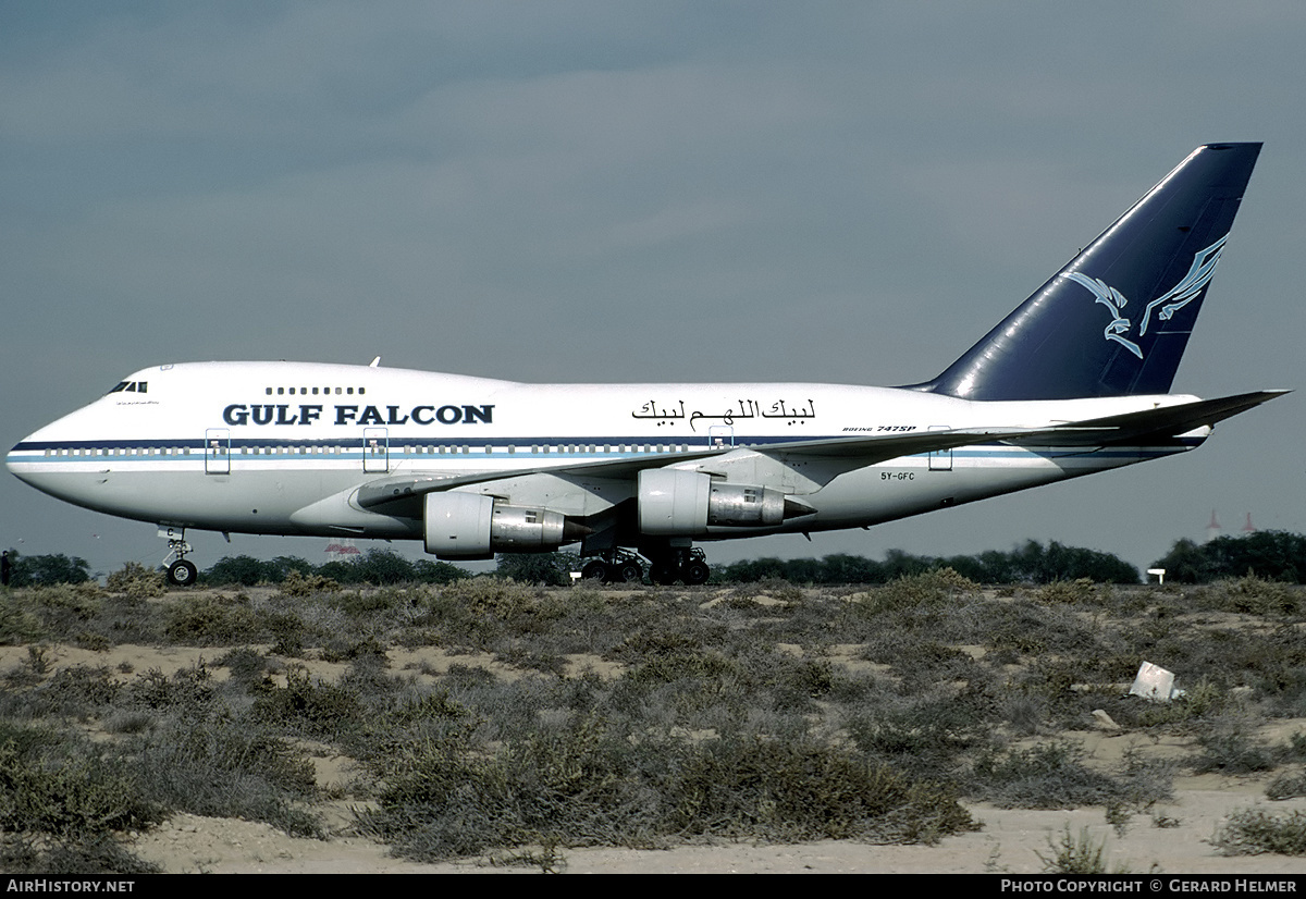 Aircraft Photo of 5Y-GFC | Boeing 747SP-09 | Air Gulf Falcon | AirHistory.net #134598