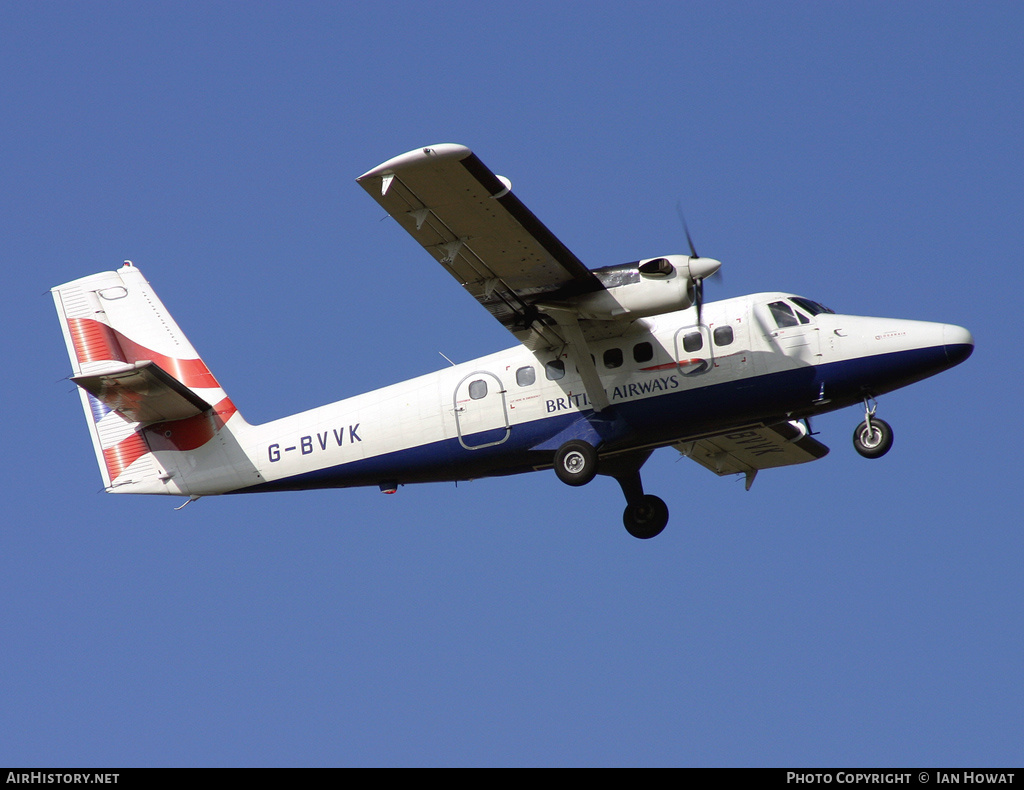 Aircraft Photo of G-BVVK | De Havilland Canada DHC-6-300 Twin Otter | British Airways | AirHistory.net #134601