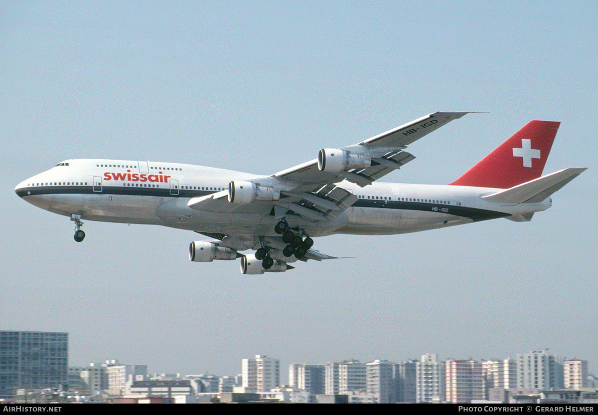 Aircraft Photo of HB-IGD | Boeing 747-357M | Swissair | AirHistory.net #134602