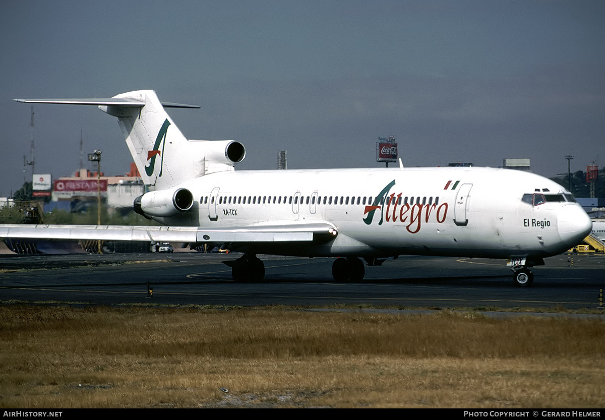 Aircraft Photo of XA-TCX | Boeing 727-225/Adv | Allegro Air | AirHistory.net #134627