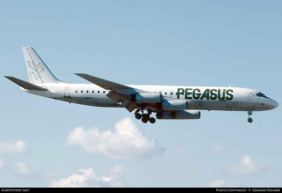 Aircraft Photo of N1805 | McDonnell Douglas DC-8-62 | Pegasus Travel | AirHistory.net #134636