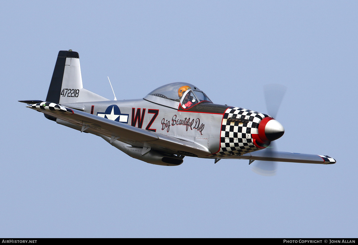 Aircraft Photo of G-MUZY / 472218 | Titan T-51 Mustang | USA - Air Force | AirHistory.net #134693