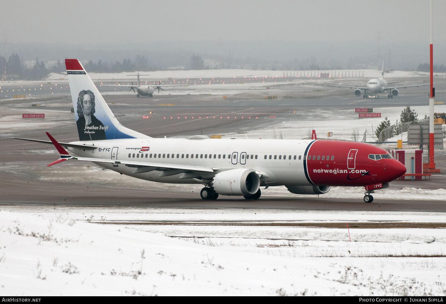 Aircraft Photo of EI-FYC | Boeing 737-8 Max 8 | Norwegian | AirHistory.net #134694