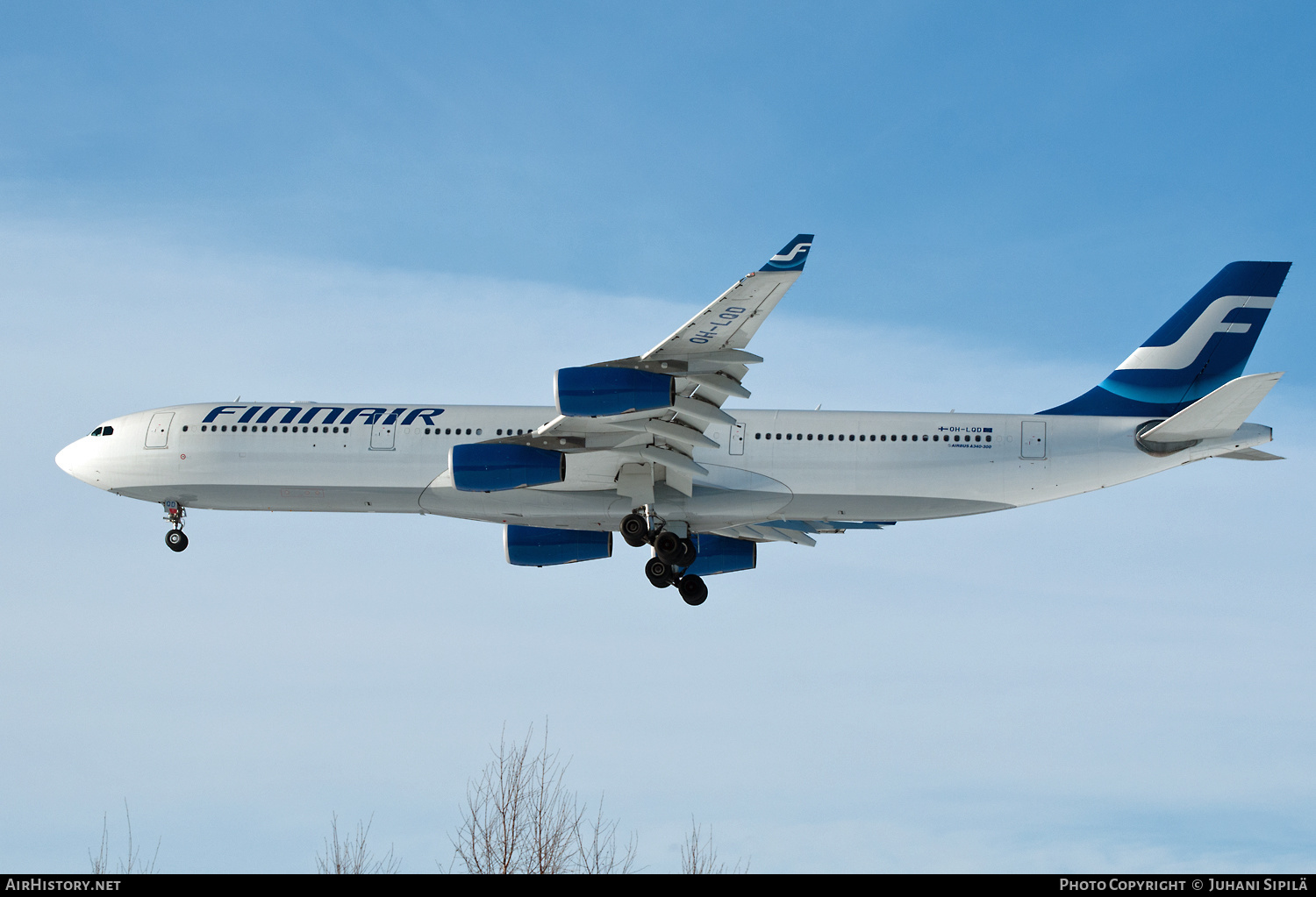Aircraft Photo of OH-LQD | Airbus A340-313 | Finnair | AirHistory.net #134698
