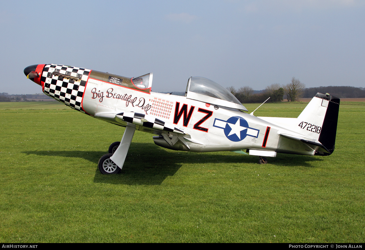 Aircraft Photo of G-MUZY / 472218 | Titan T-51 Mustang | USA - Air Force | AirHistory.net